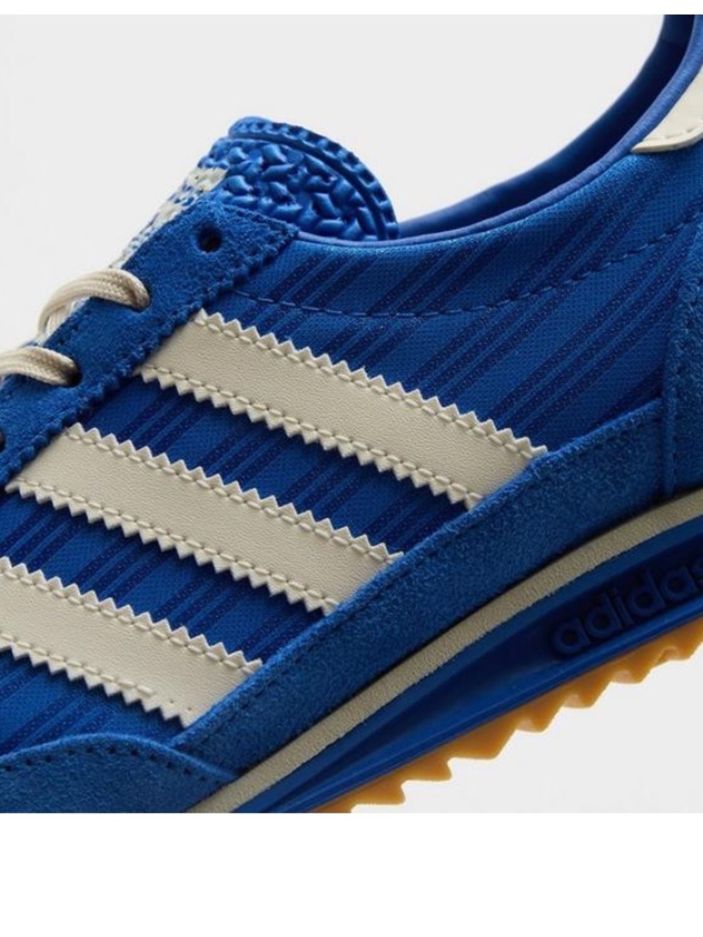 Adidas SL72 OG Women’s Royal Blue Suede Trainer w/Cream Stripes NWOB - Picture 14 of 16